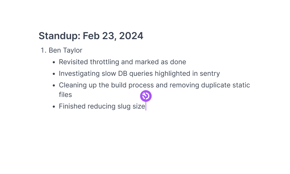 Dart AI report generation feature screenshot