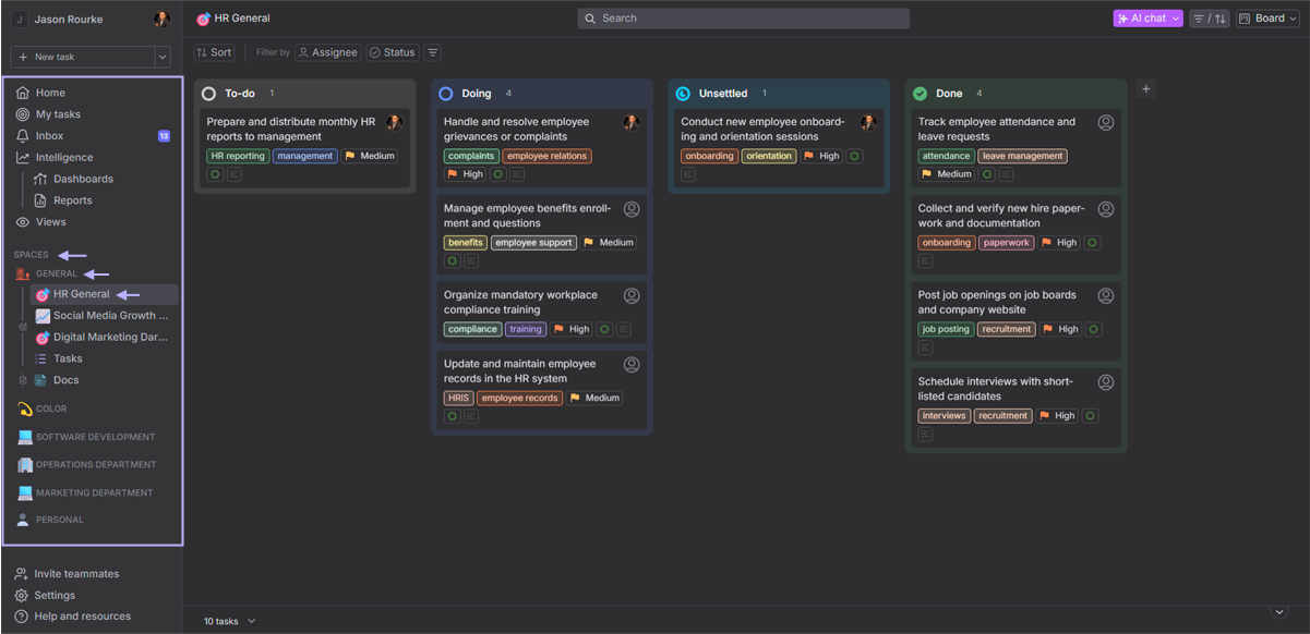 Dart Dart hierarchy feature screenshot